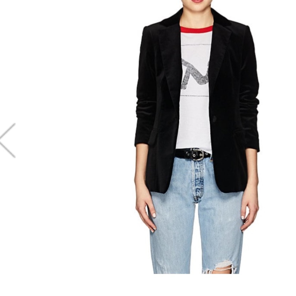 Velour Blazer